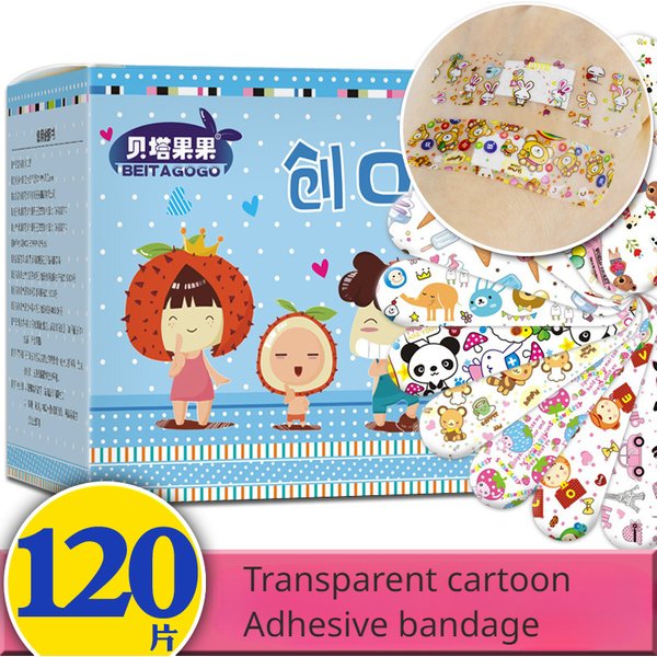 120 pièces/ensemble dessin animé pansement pour enfants enfants peau vaccine trou d'injection Patch plaie plâtre Kawaii pansements adhésifs
