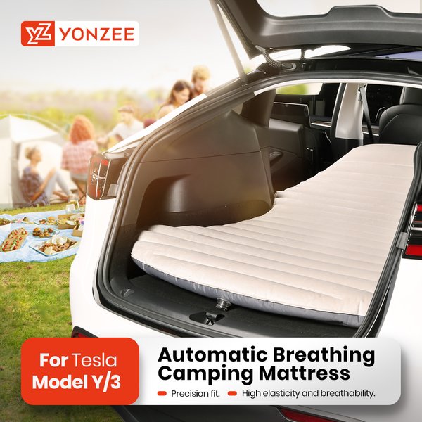 YZ Pour Tesla Model Y PVC 2017–2023, aufblasbare Luftmatratze, Outdoor, Camping, aufblasbar,