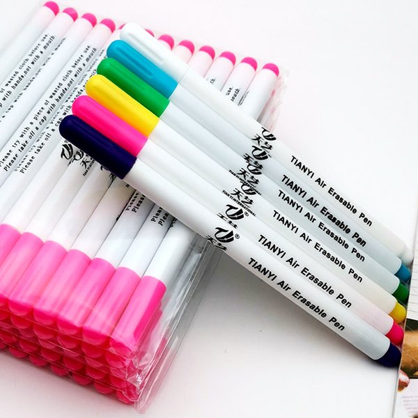 Stylo effaçable à l'eau, marqueur auto-disparition, bricolage vêtements outils de couture accessoires craies de vêtement