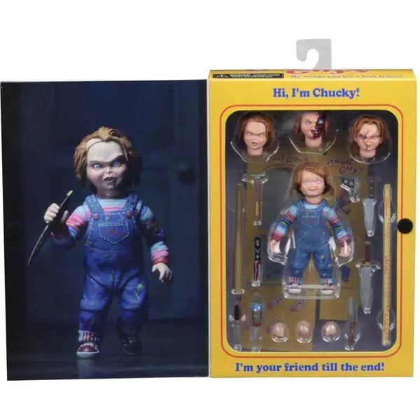 Figurka Chucky Good Guys – Chce, żebyś był jego najlepszym przyjacielem. Figurka Chucky z filmu „Dziecięca zabawa”. Zabawka, lalka, prezent na Boże Narodzenie.