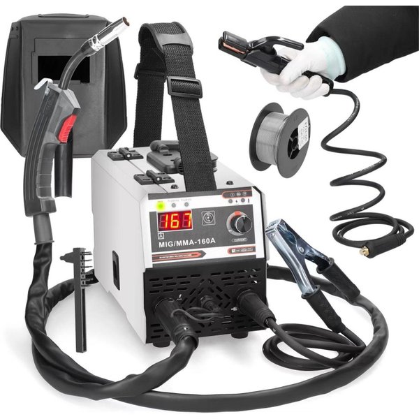 2-in-1 220V MIG MMA Schweißgerät, Kontakt-Schweißgerät, gasloses ARC-Schweißgerät, eingebaute Drahtschweißmaschine, IGBT DC-Inverter-Schweißgeräte, Löten