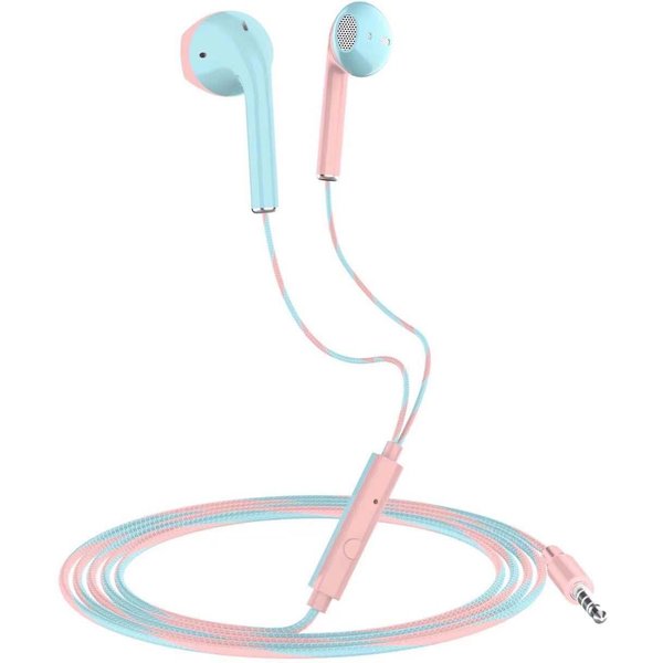 3.5mm Wired Headphones With Bass Earbuds Stereo Earphone Music Sport Gaming Headset With mic For Xiaomi IPhone Huawei Samsung