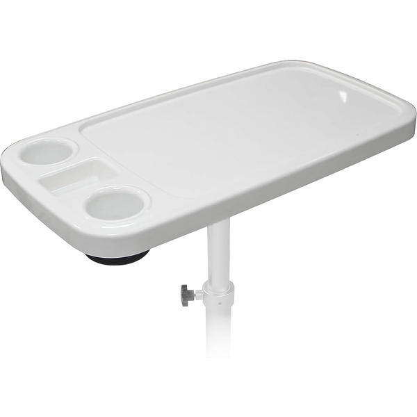 Abnehmbarer Boots tisch, 34x18 Zoll rechteckiger Ponton Boots tisch Marine RV Tischplatte, Telefon halter abs wasserdicht und Anti-Aging