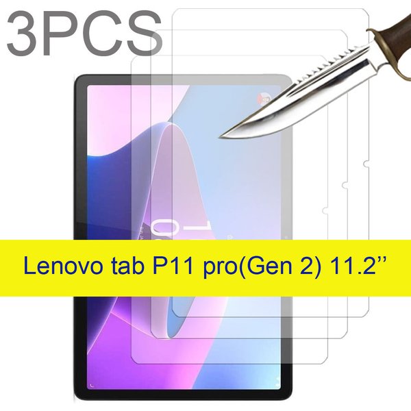 Protecteur d'écran en verre trempé, 3 pièces, pour Lenovo Tab P11 Pro Gen 2 11.2 '2022, Film de protection pour tablette TB132FU TB138FU 138FC