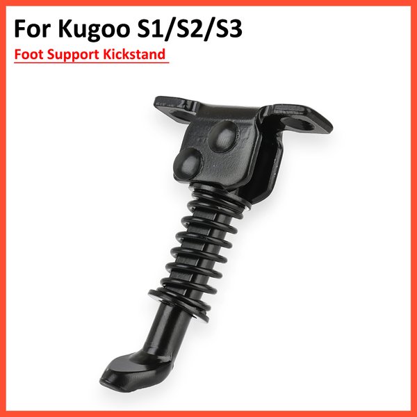 Béquille de Support de pied pour Scooter électrique Kugoo S1 S2 S3, Support de stationnement, accessoires de Support à ressort en alliage d'aluminium