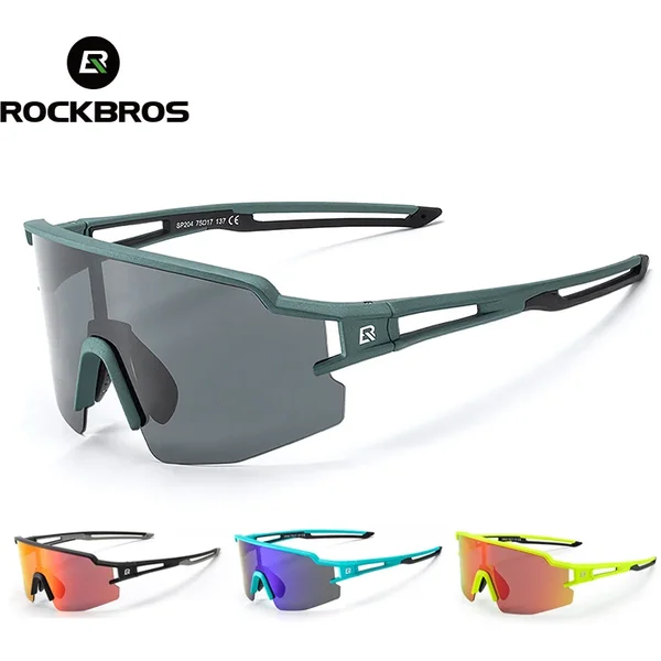 ROCKBROS Bike Glasses UV400 Cycling Eyewear Fishing Hiking Outdoor Sunglasses Polarized Cycling Glasses MTB Road Bicycle Goggles