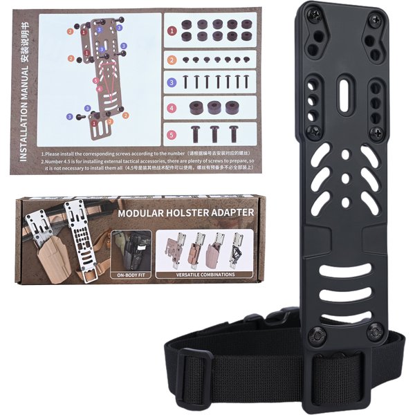 Drop Leg Tragen Plattform Aluminium Einstellbare Modulare Pistole Holster Adapter für QLS Taktische Jagd Airsoft Zubehör