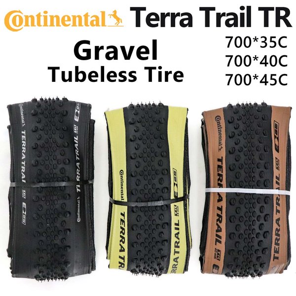 Continental Terra Trail 700c Tubeless Ready tire Cyclocross Gravel 700x40/45c Road bike Folding TLR Tyre Brown