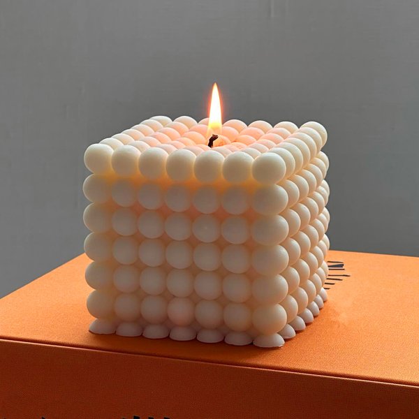 Moule à Bougie en Silicone de Style Multiple, Boule à Bulles Ronde, Cube en Résine, Moule de Cuisson Regina, Aromathérapie, Plâtre, Haute Qualité