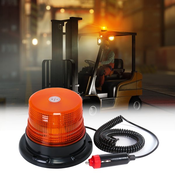 Lumière stroboscopique LED d'urgence avec base magnétique, toit de camion de voiture, iode, balise clignotante, sécurité automobile, 12V, 24V -80V