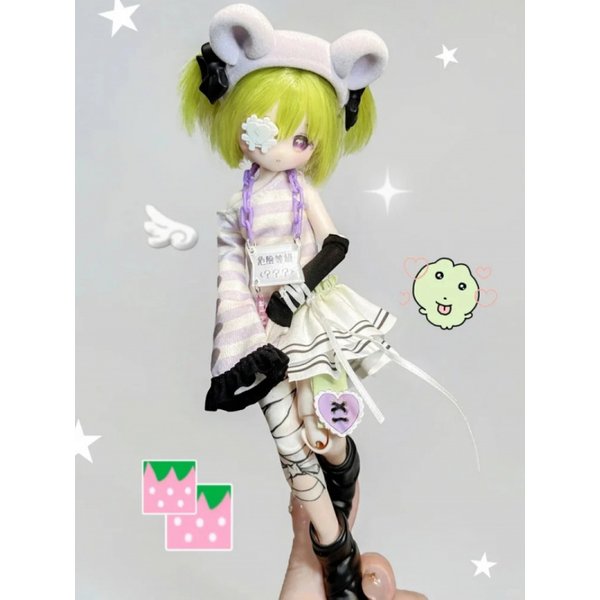Niedźwiedzichy Pyszczki Seria Kwaidan 1/8 Bjd Blind Box Mystery Box Figurki Akcji Anime Zabawki Urocza Figurka Zabawka Prezent