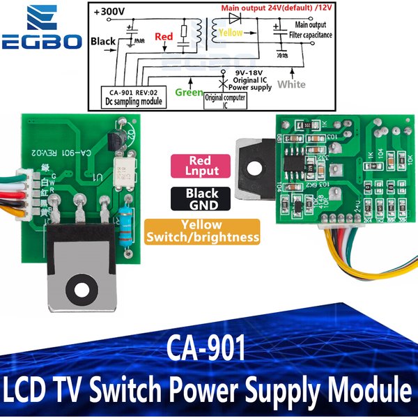 Module d'alimentation pour commutateur TV LCD, 12/24V, 46 pouces, Module Buck abaisseur, Module d'alimentation d'échantillonnage pour écran 46 pouces, entretien CA-901