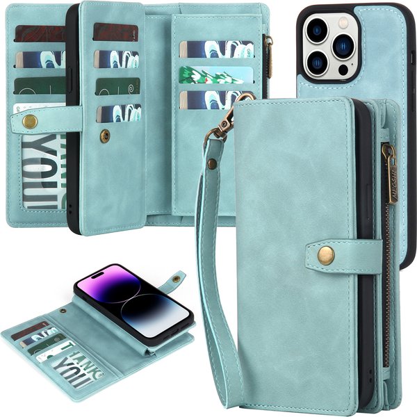 Luxury Flip Leather Case For iPhone 15 14 13 12 11 Pro Xs Max X XR 7 8 Plus SE 2022 2020 Multifunctional Magneitc Wallet Cover