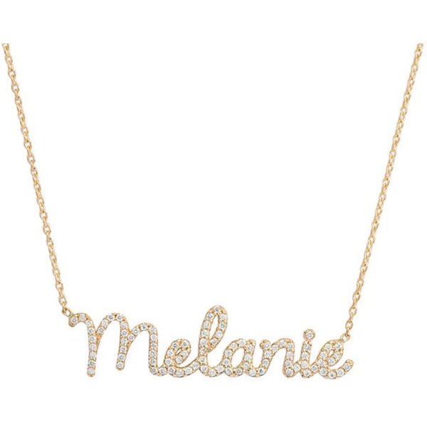 Personal isierte Namensschild Diamant Halskette benutzer definierte Text Diamant Name Halskette personal isierte benutzer definierte Schmuck Weihnachts geschenk für Mutter