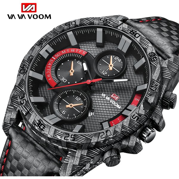 2023 neue Berühmte Marke Luxus Business Sport Mode Kreative Leder Quarz Kalender 3ATM Wasserdicht Pilot Serie Herren Uhren
