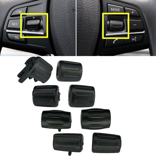 Bouton de commande de volant multifonction noir pour voiture, pour BMW série 3 4 5 GT 6 7 F30 F35 F34 F36 F10 F11 F12 F07 F01 F02
