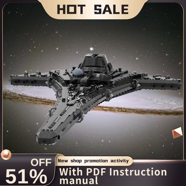 New 5704Pcs Popular Space Technology Series Moc Destiny Spaceship Model Custom Puzzles Diy Creative Ideas Kids Toy Birthday Gift