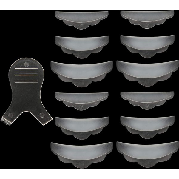 5Pairs Silikon Wimpern Dauerwelle Pad Y Wimpern Pinsel 3D Wimpern Curler Applikator Make-Up Hebe Werkzeuge Wimpern Stangen Schild