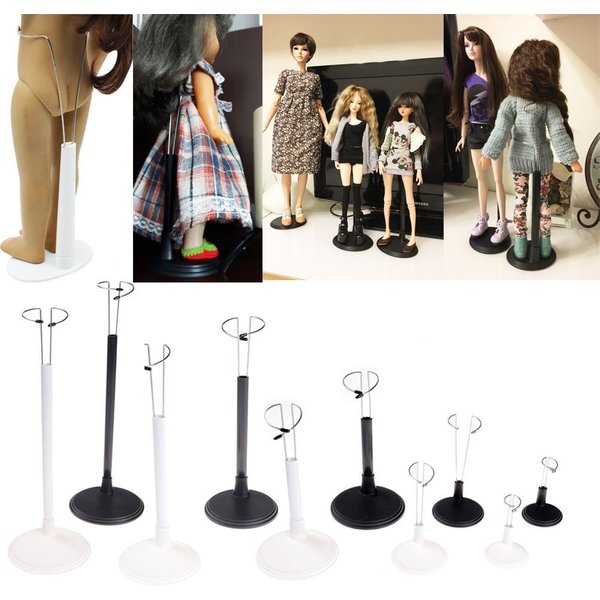 Adjustable Metal White Black Doll Dummy Puppet Wrist Stand Holder Bracket Support Dollhouse Accessories Toy Store Display