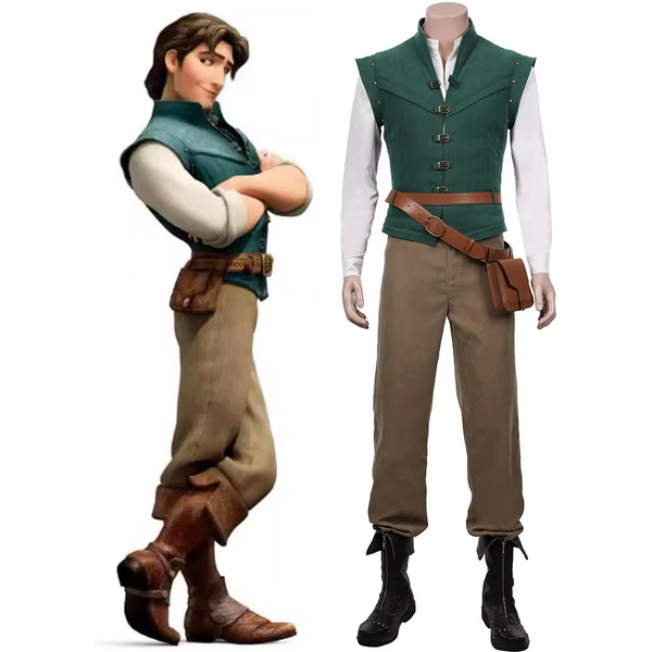 Game Flynn Rider Tangled Rapunzel Cosplay Costume Adult Carnival Uniform Halloween Anime Halloween Party Cosplay Costumes