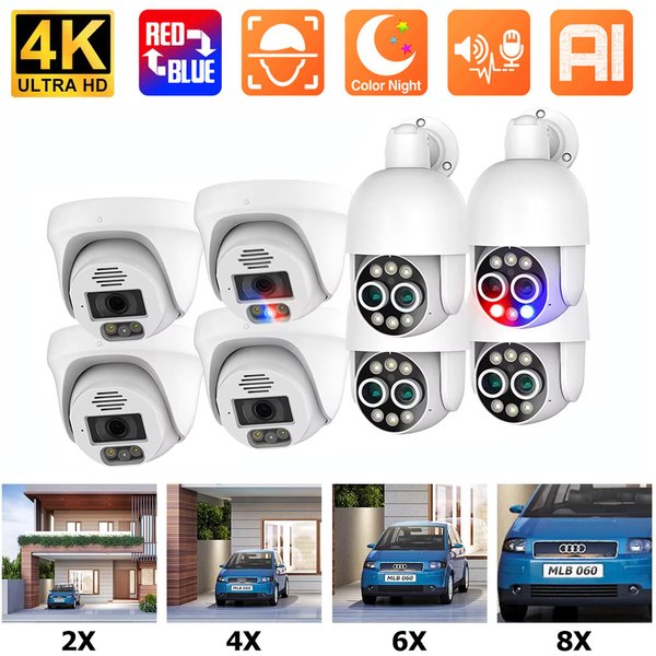8MP 4K POE Dome IP Anders 8X Argussion Wongд Jawa Dessм Sergamai Festive Presoterap Santo Umsчн
