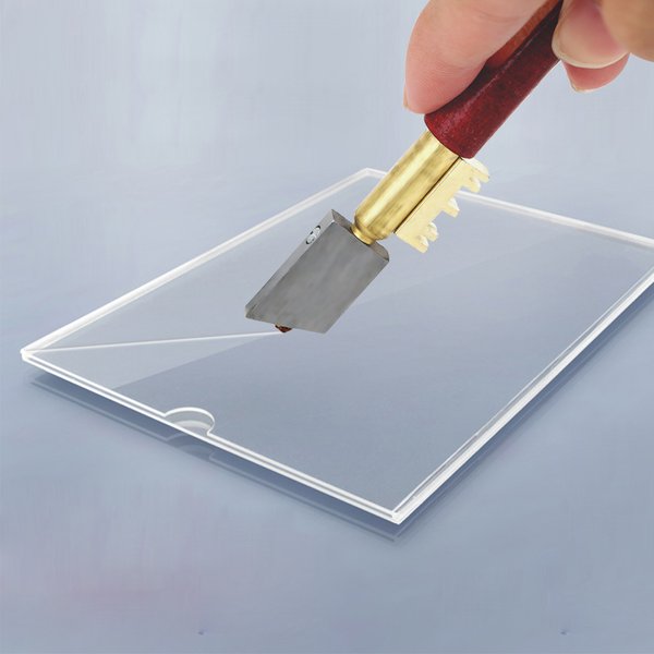 17mm Single Diamond Glass Cutter Sharp Knife Glass Diamond Cutting Tool Portable