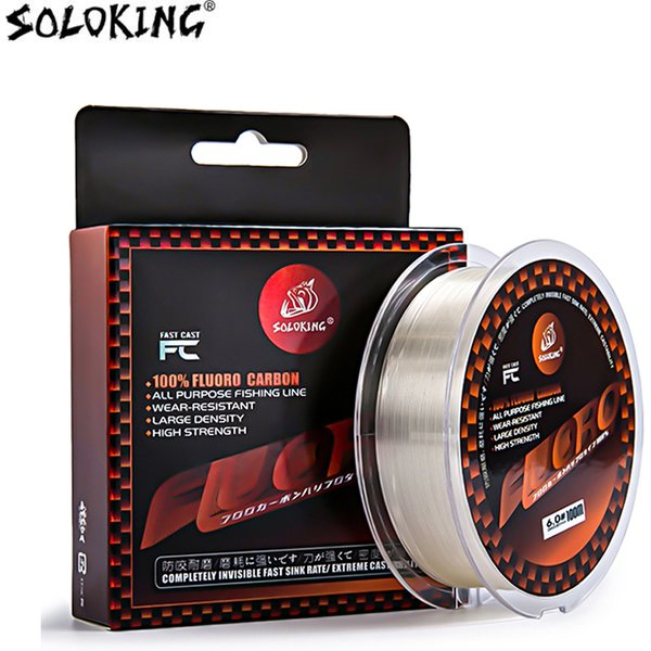 120M Fluorocarbon Coating Nylon Line Fishing Line Fast Sinking Fishing Invisible Nylon fish line for Lure Durable Fish Line