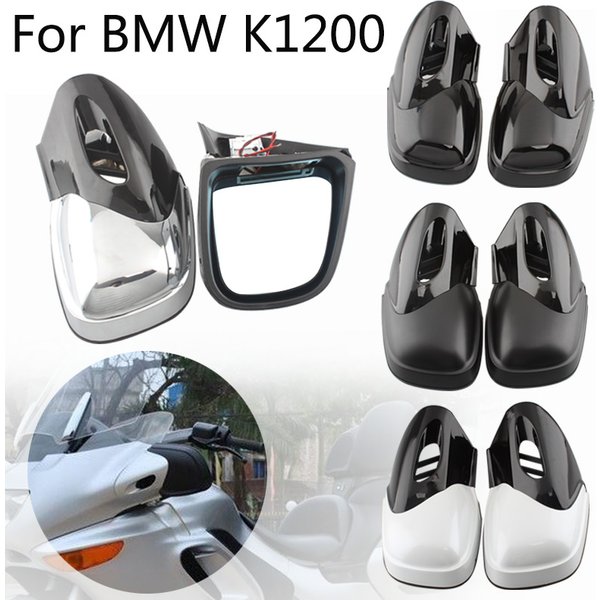 Rétroviseurs Latéraux de Moto Noirs et Chromés, pour BMW K1200 Kunder LT Kunder M 1999-2008 2000 2001 2002 2003 2004 2005 2006 2007