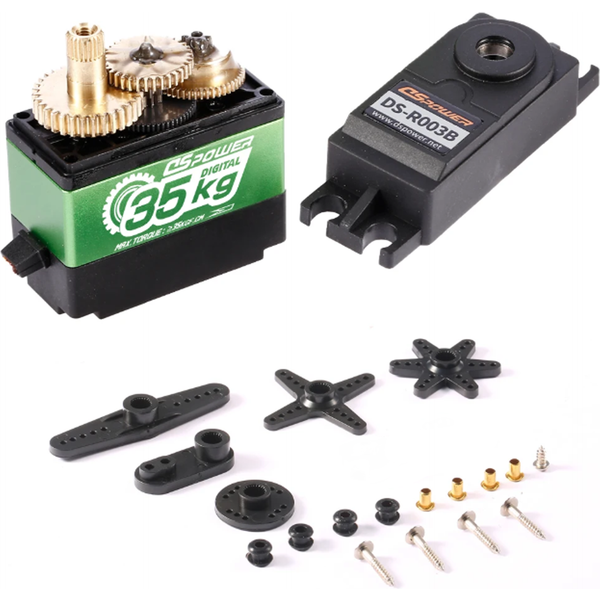 DSpower 35KG 8.4v Digital Servo Metal Gear Waterproof Servo for 1/8 1/10 TRX4 TRX6 SCX10 Arrma Mojave 104001 Slash Maxx RC Car