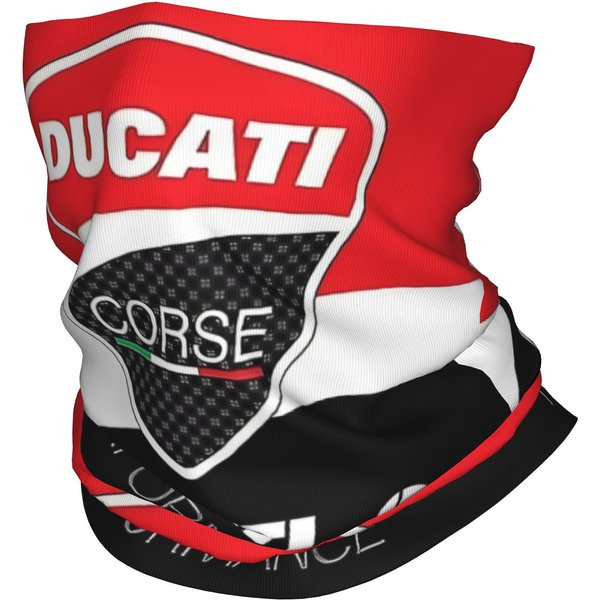 Maßgefertigter Ducati Motorrad-Bandana Halswärmer für Männer und Frauen Winter Wandern Ski Schal Gaiter Rennteam Gesichtsbedeckung