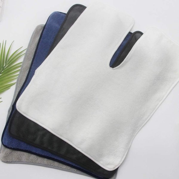 Serviette faciale en microfibre douce pour SPA de beauté, esthéticienne en forme de U