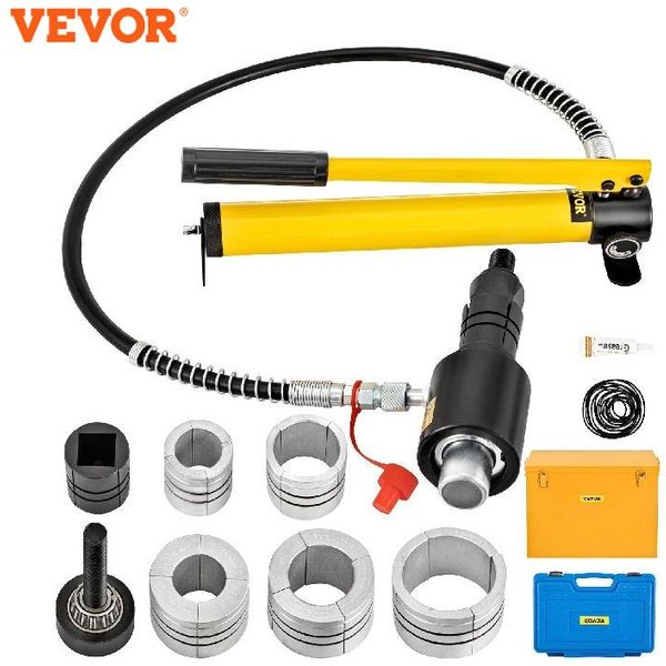SucceBuy 10 Tonnen hydraulisches Auspuffrohr-Expander-Set, 1–5/8 bis 4–1/4 Zoll, manuelles Kfz-Schalldämpfer-Rohrspanner-Erweiterungswerkzeug