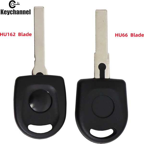 Keychannel 10 TEILE/LOS Transponder Schlüssel Shell HU66 HU162 Klinge Chip Kopf Fall Ersatz Auto Schlüssel für Golf Polo Passat Tiguan ID48 MQB48