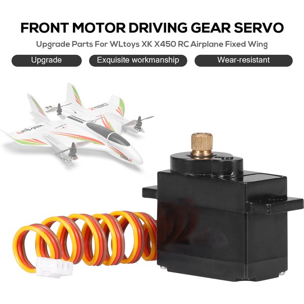 Upgrade Parts For WLtoys XK X450 RC Airplane Aircraft Front Motor Driving Servo with Metal Gear