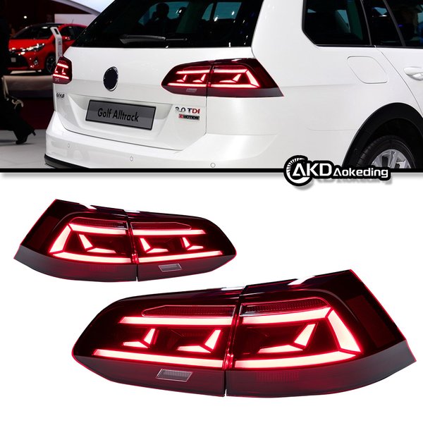Rückleuchten für Golf MK7 Variante Alltrack 2013–2019, Rücklicht, LED-Tagfahrlicht, Bremse, Rückfahr, Parkplatz, Leuchtturm, Facelift