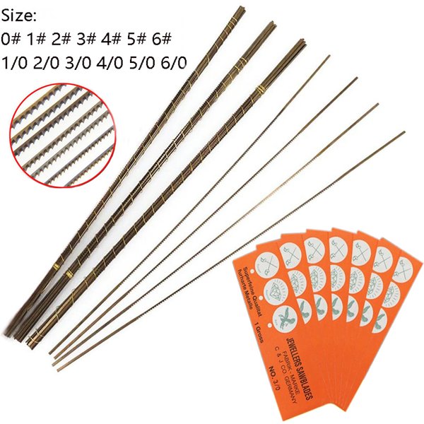Lames de scie sauteuse pour traitement de bijoux, lames de scie pour couper le métal, outils artisanaux pour le travail du bois, 12 pièces/lot