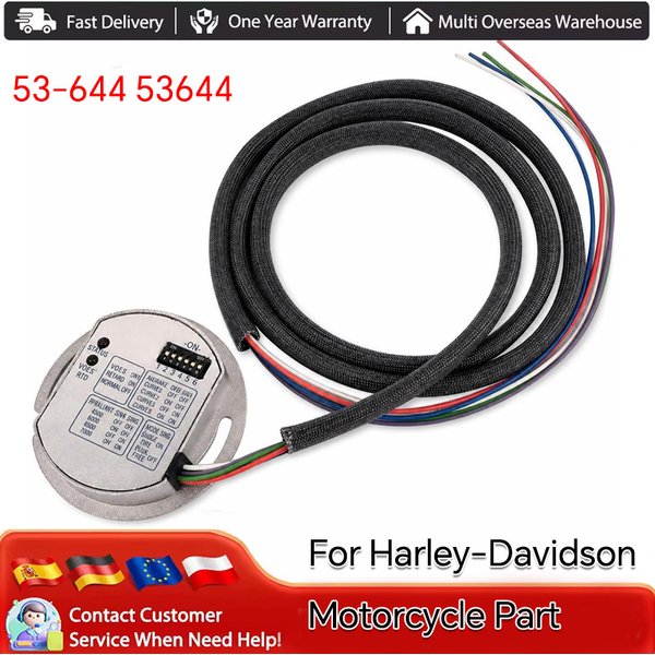 Neues 53-644 53644 Programmierbares Einzelzündungs-Elektronikmodul für Harley-Davidson Hochleistungs-Motorradteil