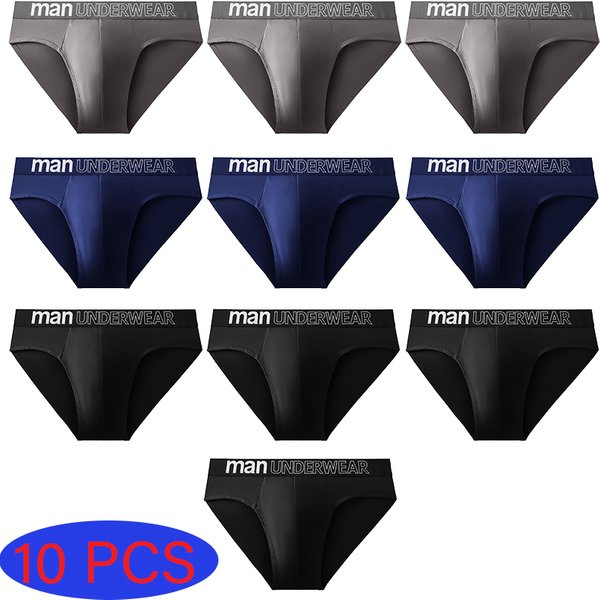 10 pièces/lot slips pour hommes sous-vêtements lettre culottes confortables Shorts Boxer Sexy cadeaux pour homme caleçons
