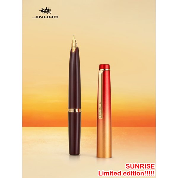 Stylo plume JINHAO 59, stylos de luxe élégants, pointe à capuchon EF F, stylos plume pour l'écriture, papeterie PK 80, fournitures scolaires et de bureau