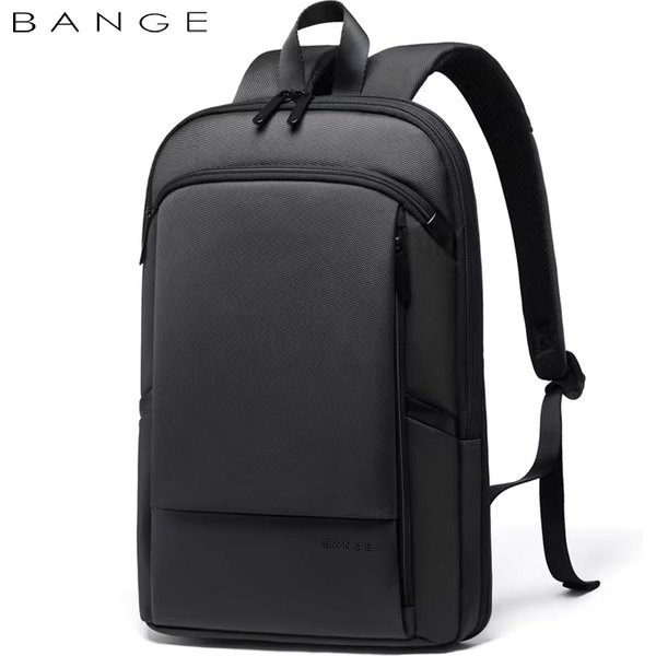 BANGE Männer Business Wasserdicht 15,6 "Laptop Rucksack Mode Männlichen Klassischen Mode Reise Moto & Biker Licht Skalierbare Schulter Taschen