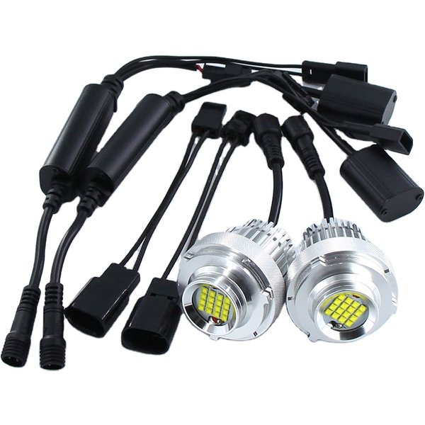 Canbus Angel Eyes LED Marker Lights 160W for BMW 5-Series E60 E61 LCI LED Halo Ring Car Headlight Bulb Xenon White