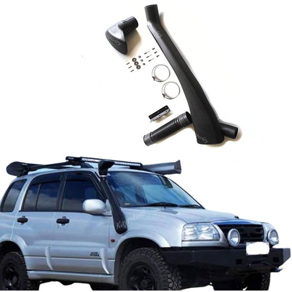 Kit de snorkel d'admission d'air pour accessoires extérieurs 4x4 tout-terrain pour Suzuki Grand Vitara 1999-2005 et Chevrolet Tracker (tuyau de respiration pour la navigation)