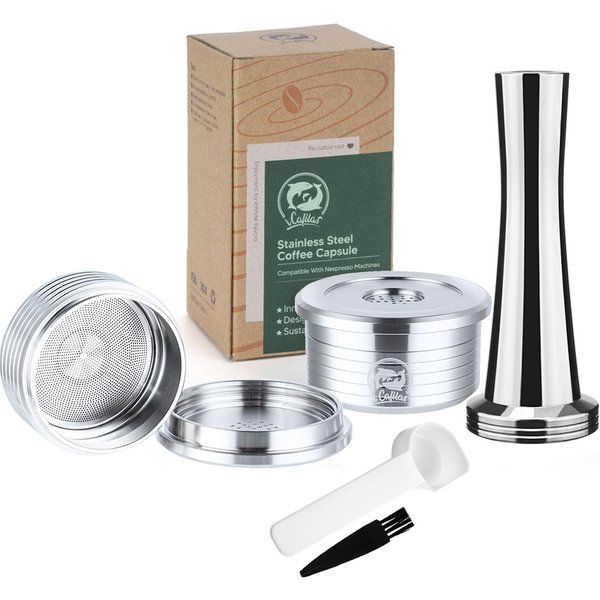 Reusable Coffee Capsule for Delta Q MINI QOOL Machine Stainless Steel Espresso Coffee Filters Kitchen Coffee Pods