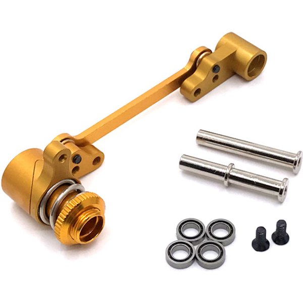 Mise à niveau du ensemble de direction en métal pour Wltoys 144010 144001 144002 124016 127017 124018 124019 Pièces de voiture LC 1/14 RC