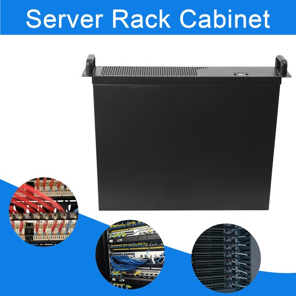 2U Rackmount-Servergehäuse mit geringer Tiefe, 350 mm tief, unterstützt Mini-ITX- und Micro-ATX-Motherboards mit ATX-Netzteil, ideal für Flightcases und mobile DJ-Systeme – Industrie-PC-Gehäuse