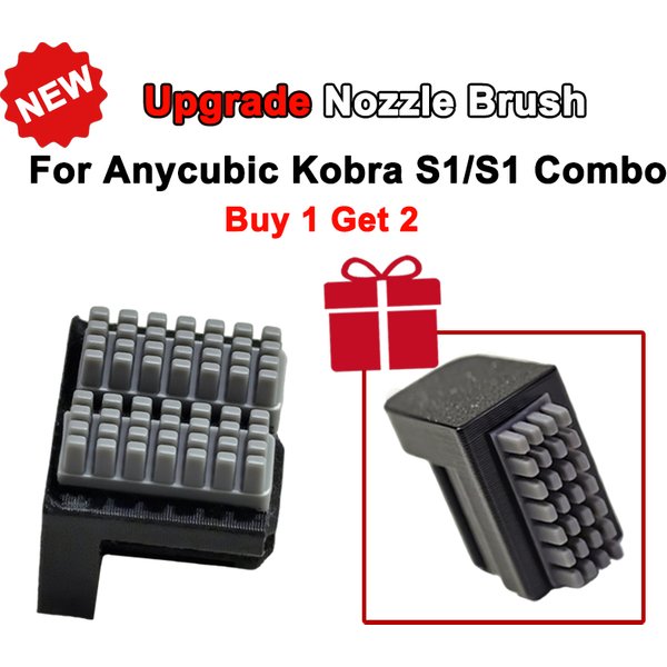 Für Anycubic Kobra S1 Düsenwischer Langlebiger Düsenbürste Kobra S1 Combo Hotend Ersatzteile Reinigungswerkzeug Druckerzubehör