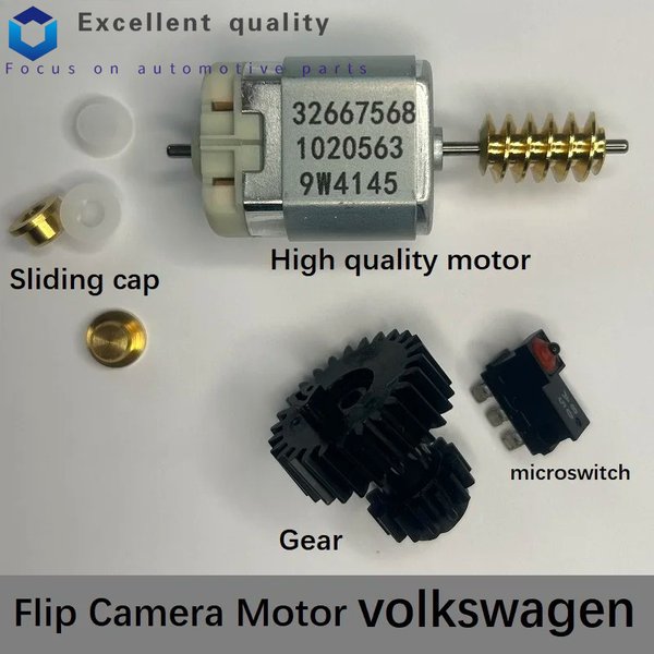 32667568 Motor für Flip-Kamera Volkswagen Golf 7 Passat Elektrischer Rückfahrkamera-Motor Elektrische Schiene CC Magotan Golf 6