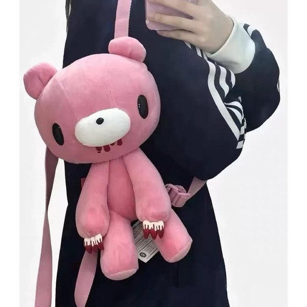 Niedlicher Gloomy Bear Rucksack Anime Große Kapazität Aufbewahrungstasche Y2K Mädchen Accessoires Puppentasche Mädchen Festival Geschenke