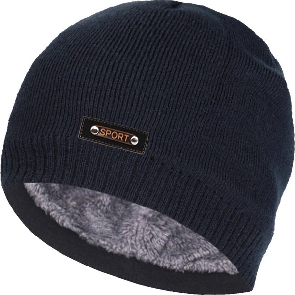 Gestrickte Mütze Männer Winter Hüte Für Männer Frauen Beanie Hut Mütze Pelz Skullies Beanies μmпка Mohamed Homme Schädel Gorro μпка Bonnet Caps