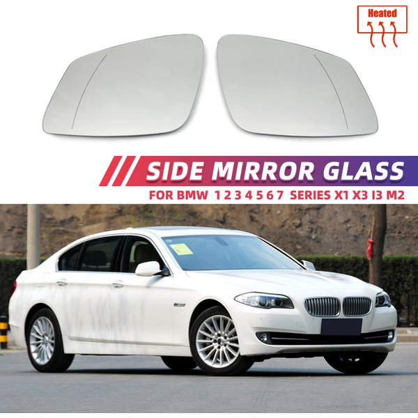 Rétroviseur Latéral Droit en Verre, pour BMW F01, F02, F04, F07, F10, F11, F13, I3, F20, F30, F46, 2007- 2015